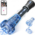 Transparent APP Control Vibrating Penis Pump with 2 Replaceable Sleeves S79743