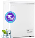 4.0 Cu.ft Compact Freezer with Two Removable Storage Baskets A266581