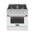 White Propane Gas Range B87284