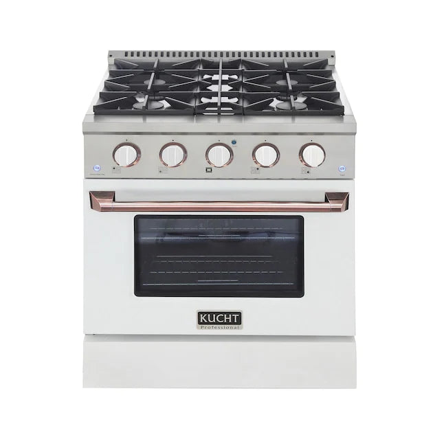 White Propane Gas Range B87284