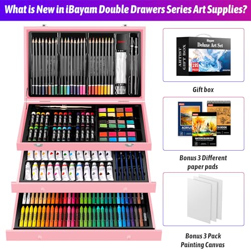 195 Pack Art Set Drawing Kit I519