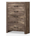 Rustic Wood 5-Drawer Chest O28724