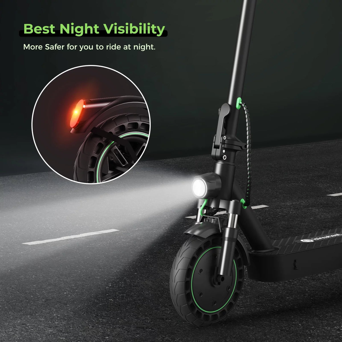 500W Electric Scooter with 10-inch Honeycomb Tires G639705