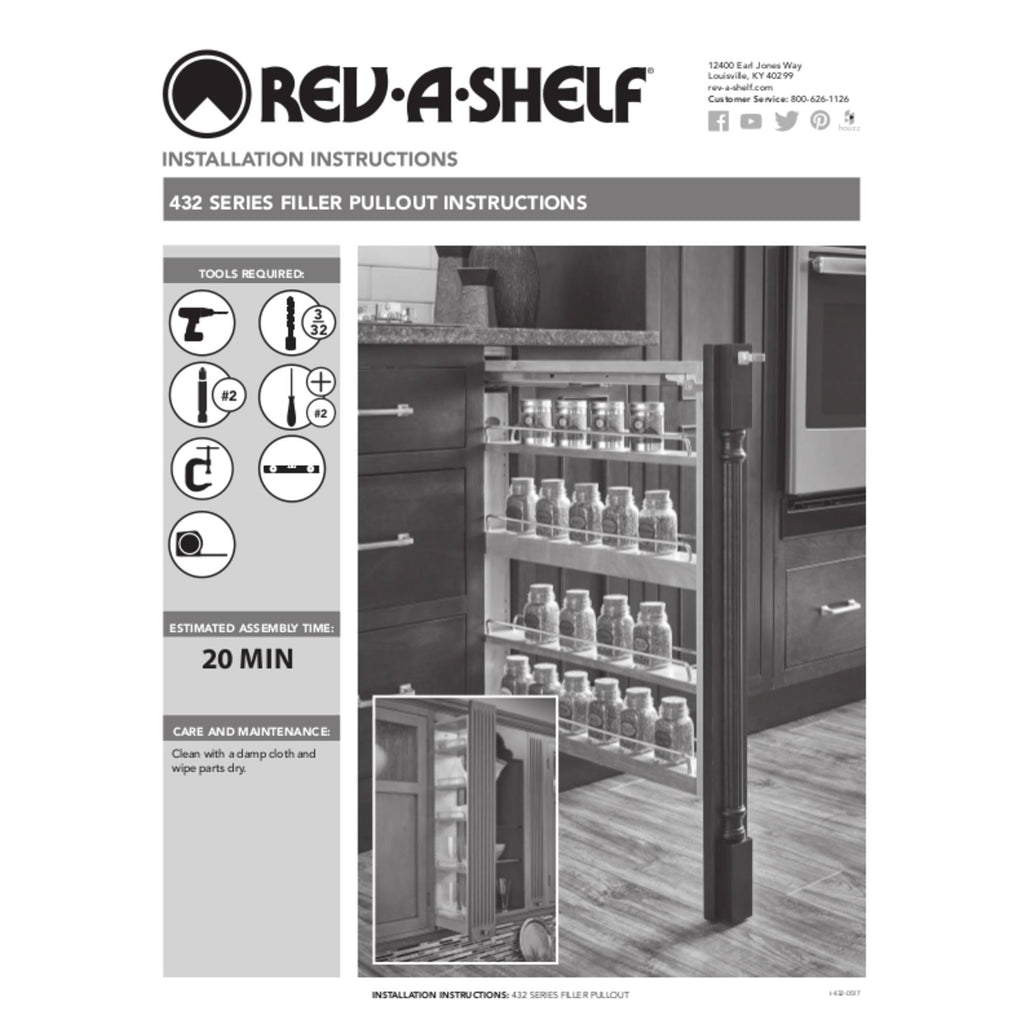 Pull-Out Between Cabinet Wall Filler Q79389