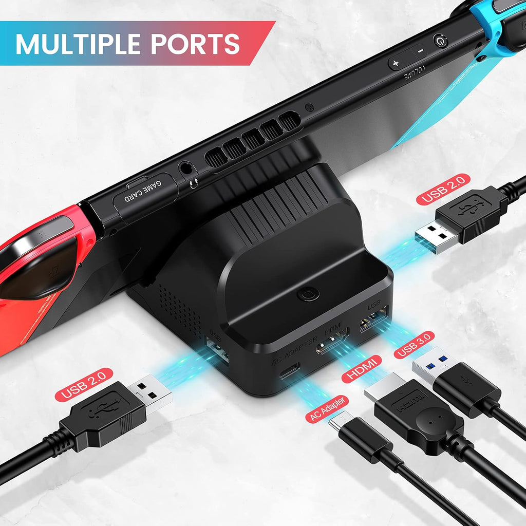 4K HDMI Portable Docking Station with Cooling Fan and USB 3.0 Port R9230