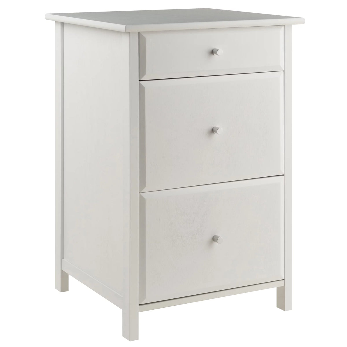White Wood File Cabinet M432