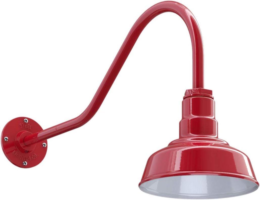 Galvanized 8 in Dome Outdoor Wall Mounted Barn Light P633755