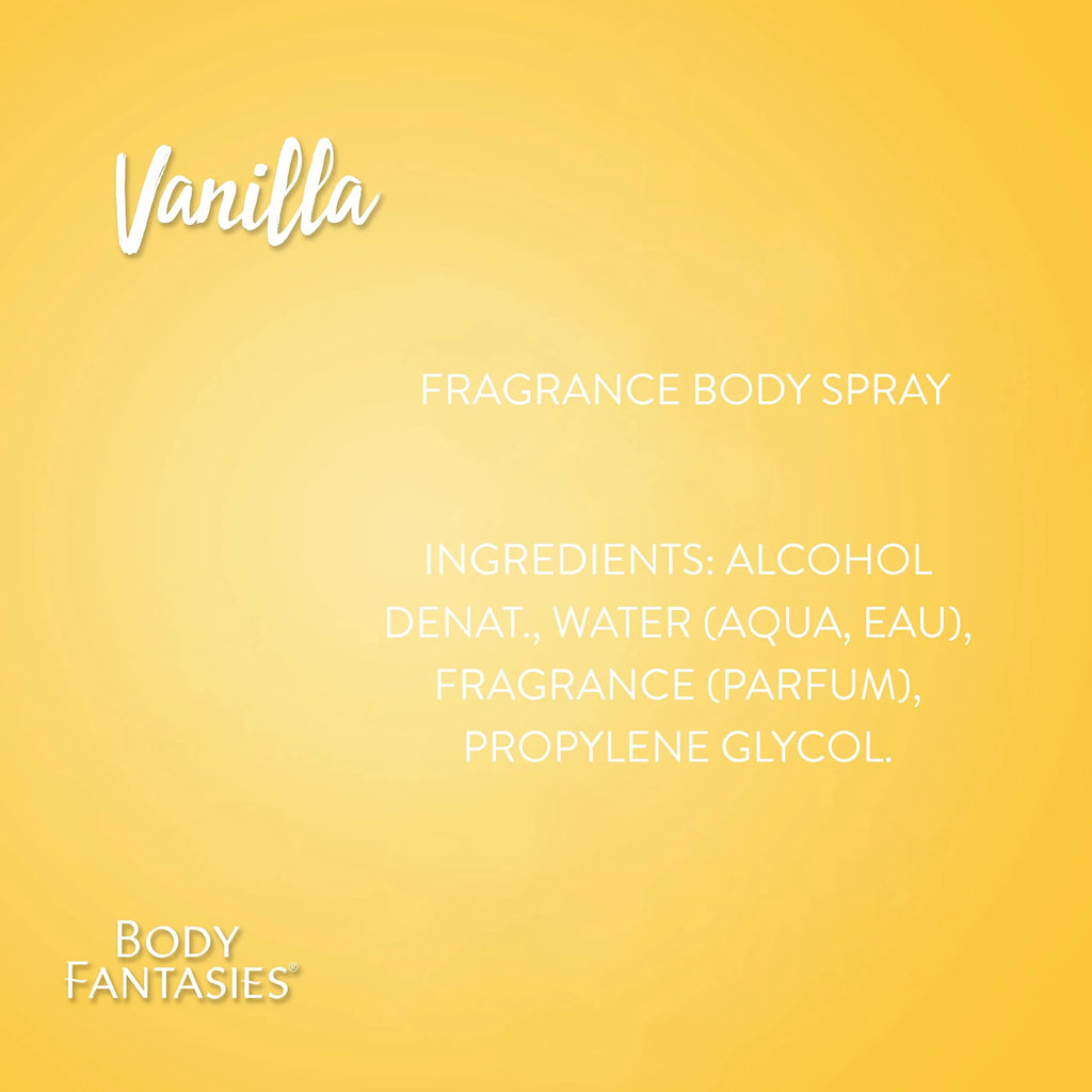 Vanilla Body Spray 8 fl oz (Pack of 2) K661517