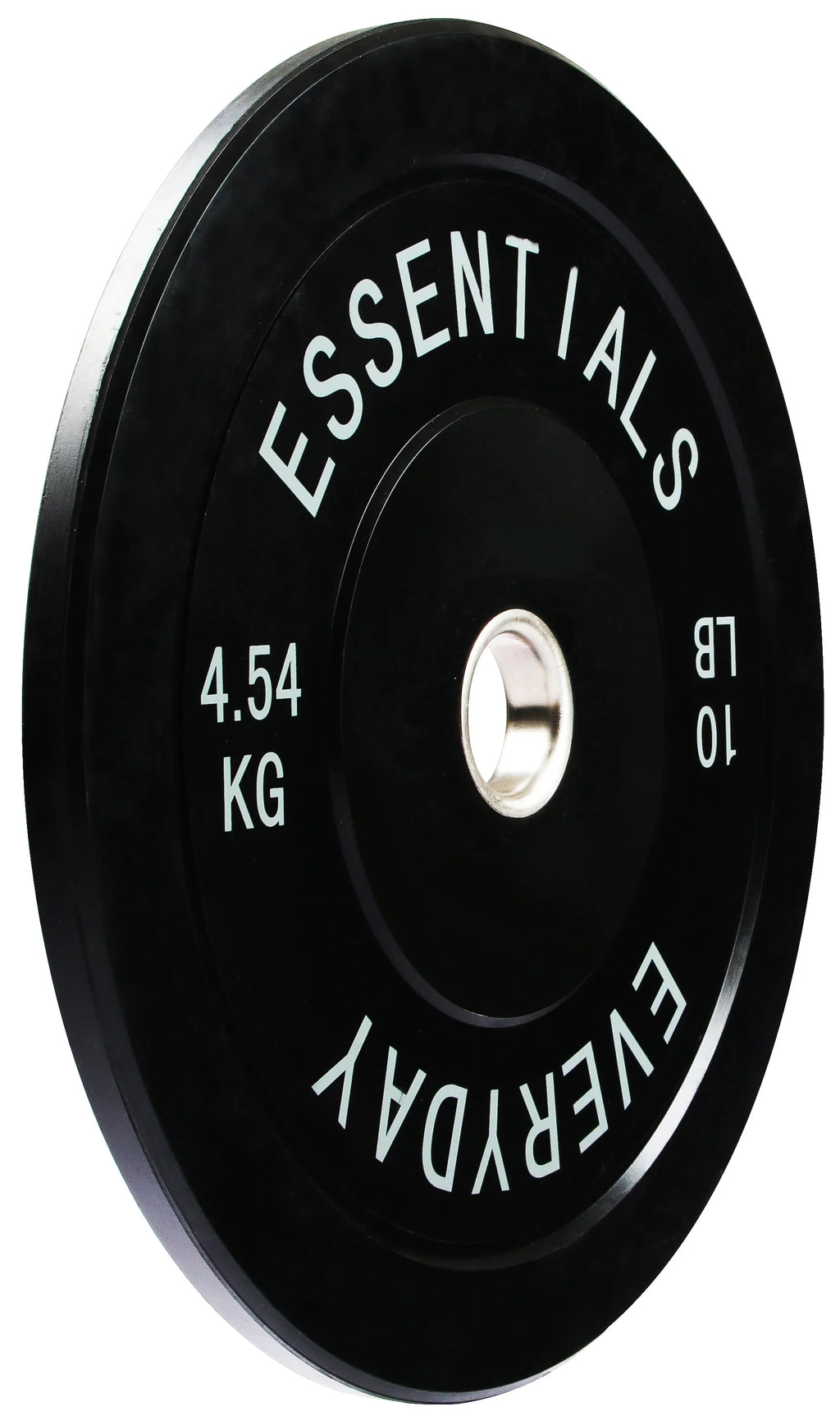 Black 10 lbs Olympic Bumper Plate with Steel Hub D15831