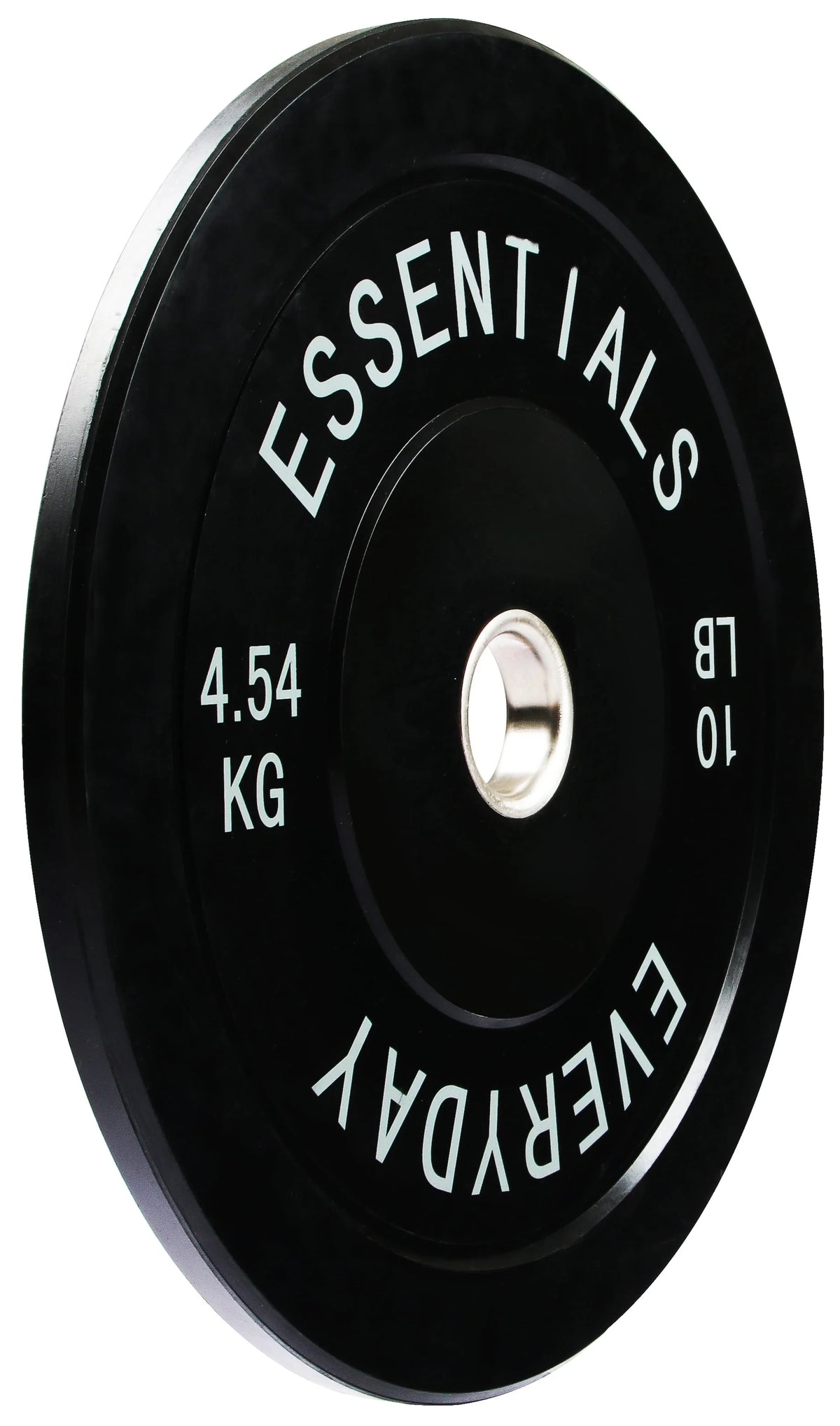 Black 10 lbs Olympic Bumper Plate with Steel Hub D15831