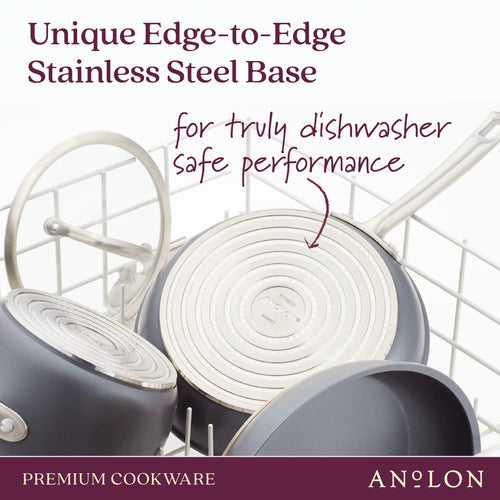 2 Piece Hard-Anodized Nonstick Frying Pan Set I719323