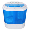 Portable Compact Washer 10lbs Blue White O172235