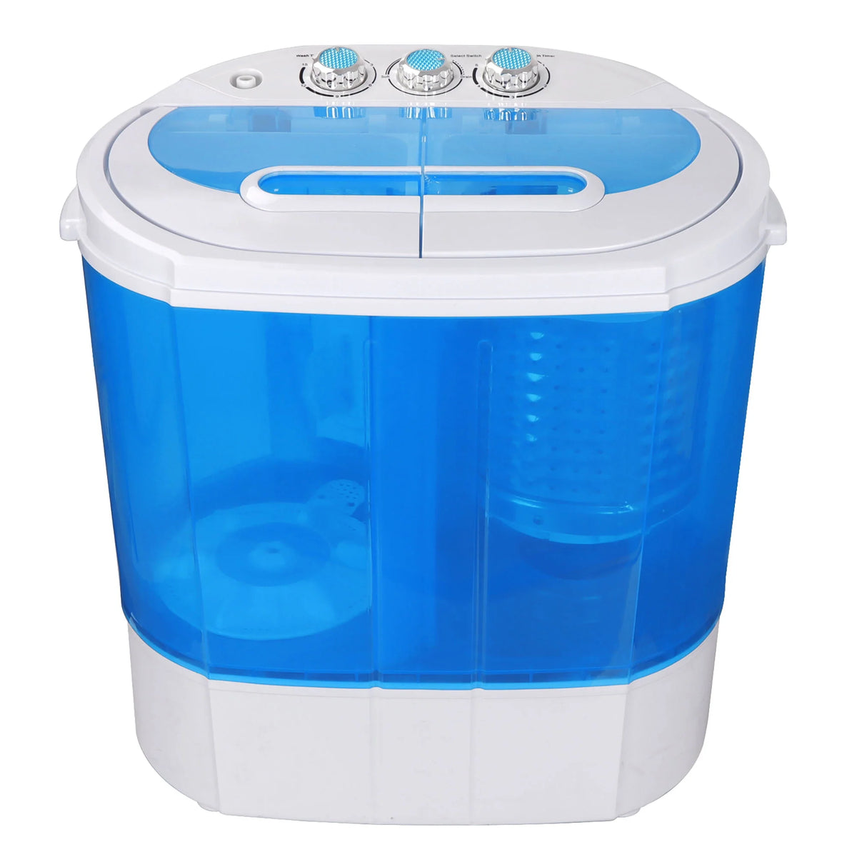 Portable Compact Washer 10lbs Blue White O172235