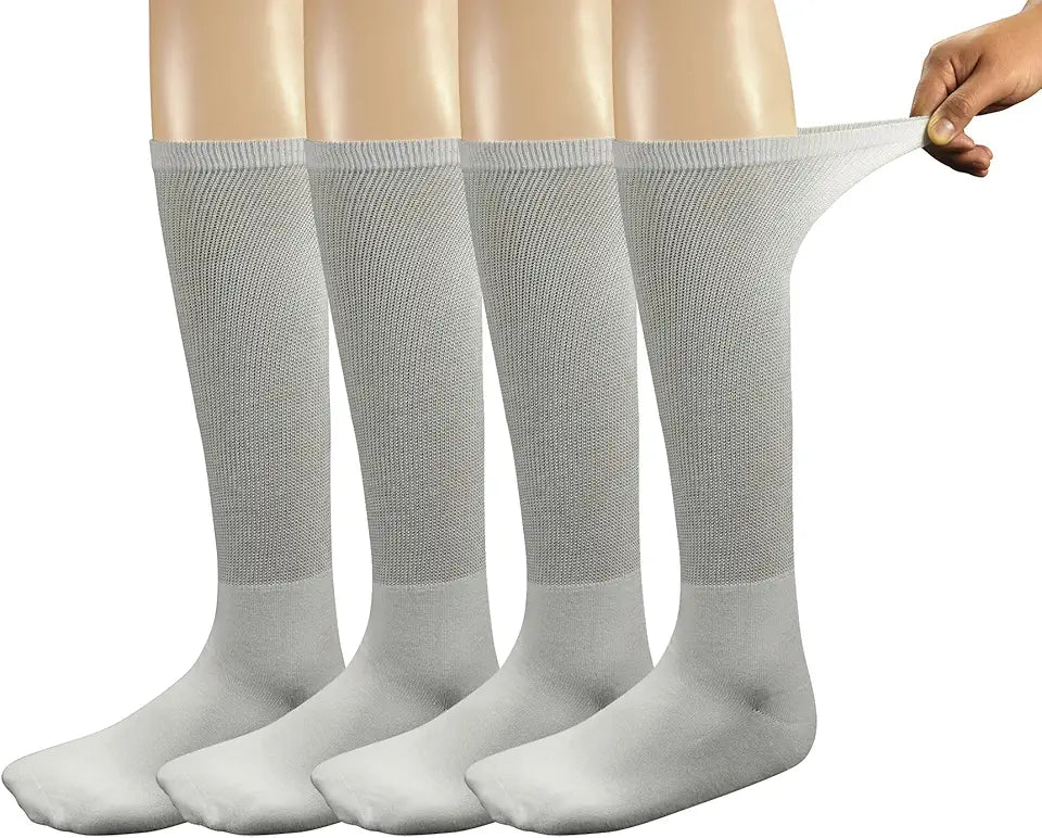 Diabetic Over The Calf Socks 4 Pack Size 10-13 M552