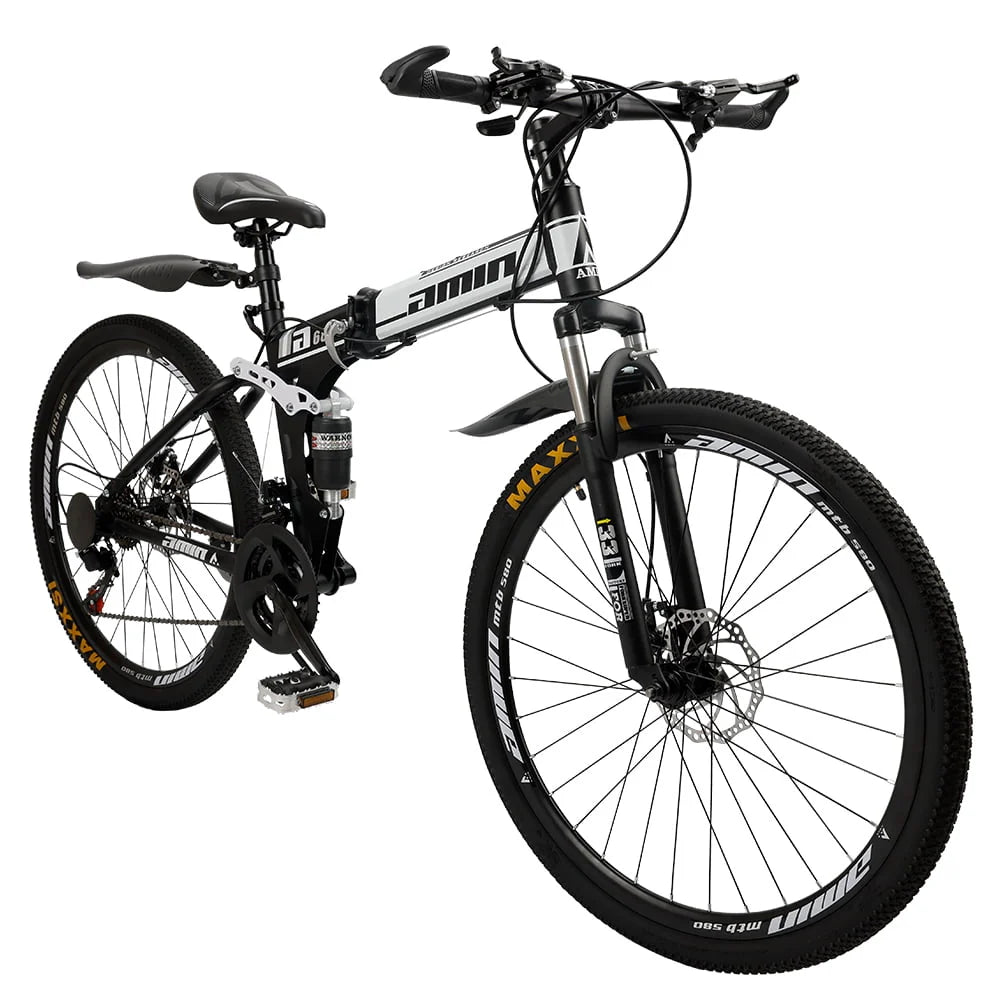 Full Suspension 21 Speed 26 Inch Dual Disc Brake Mountain Bike A883