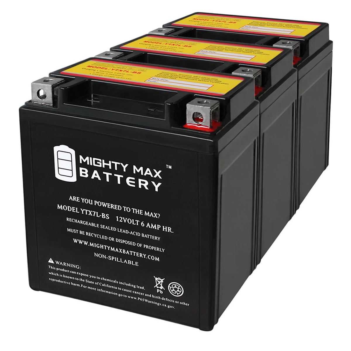 12 Volt 6 AH 100 CCA SLA AGM Motorcycle Battery U572