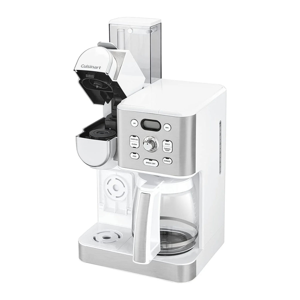 White Stainless Steel Coffee Maker W6751