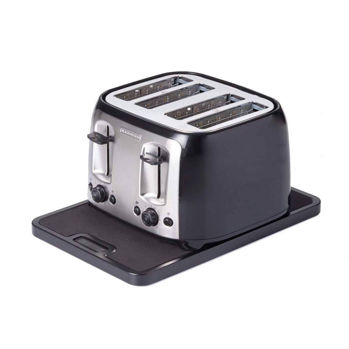 Black Appliance Rolling Tray D10923