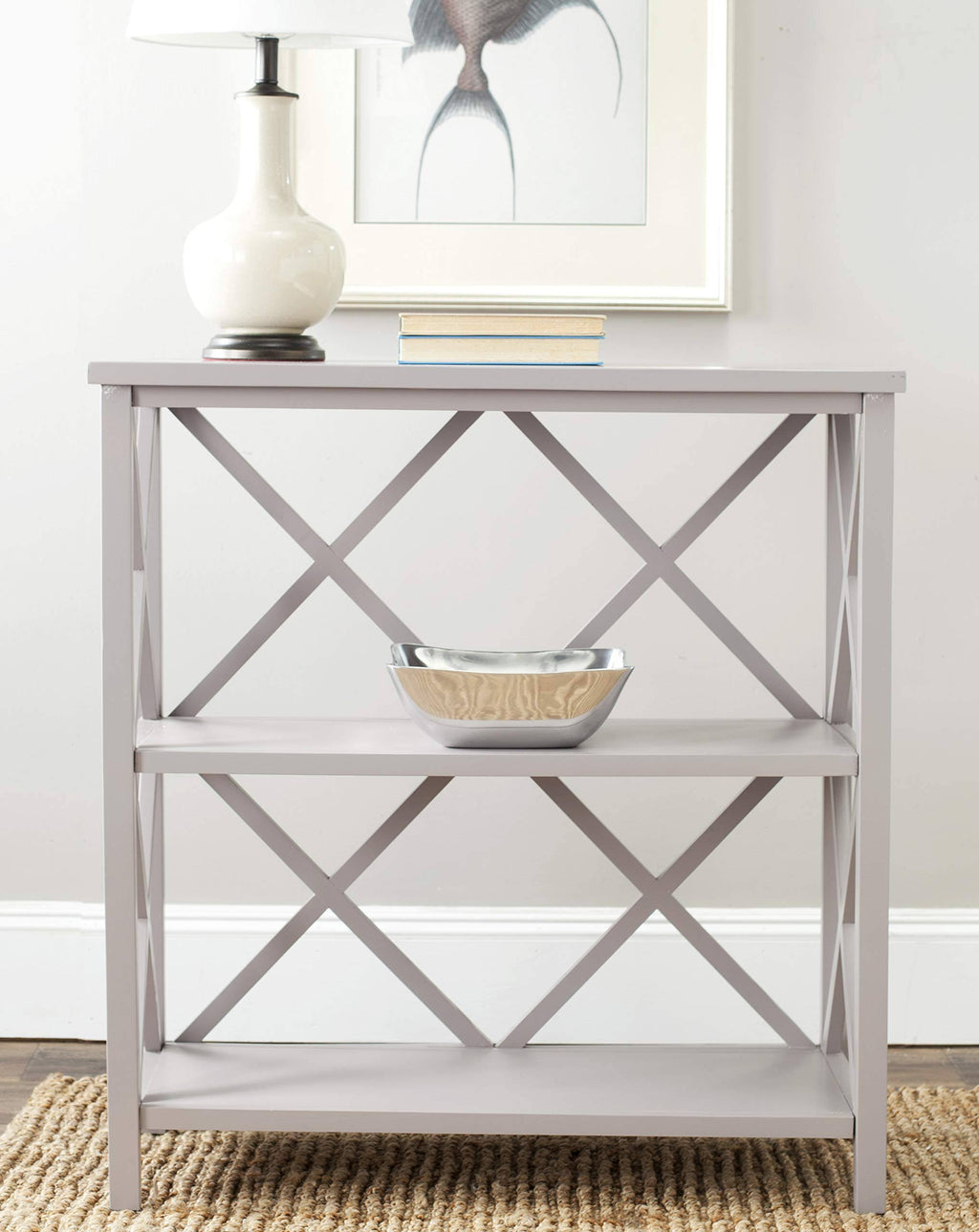 Grey Open Bookcase X795906