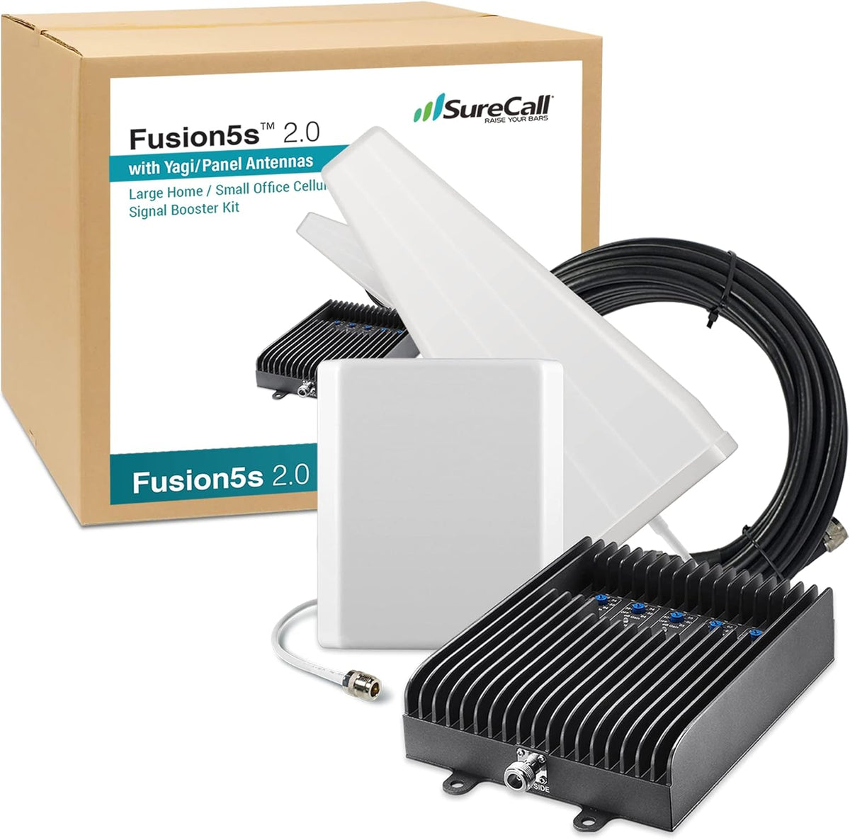 Cell Phone Signal Booster up to 10000 sq ft Omni Antennas 4G/5G Multi-User G728747