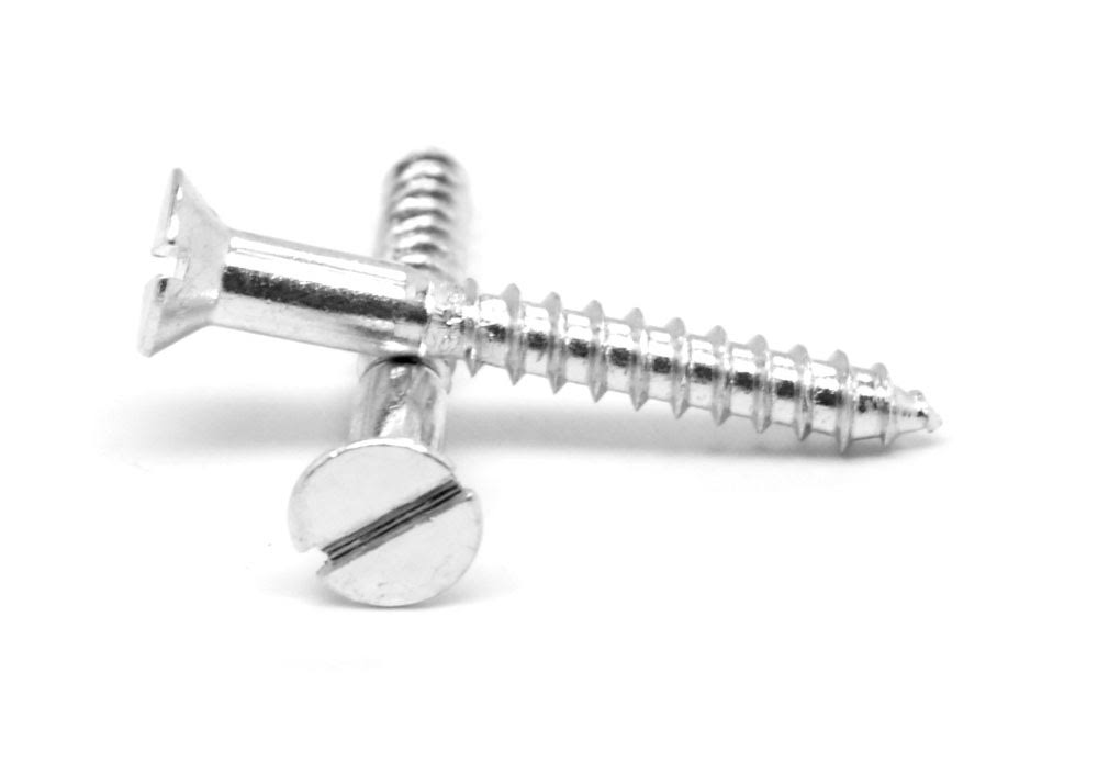 Wood Screw Flat Head Zinc Plated A6617