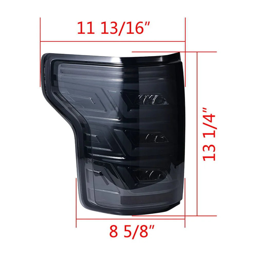 Smoked Lens LED Rear Brake Tail Lights Assembly X851174