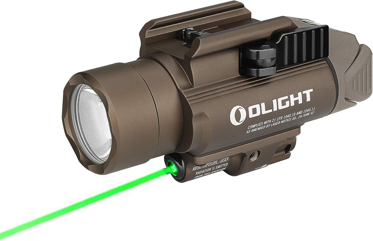 1350 Lumens Tactical Weaponlight with Green Light and White LED A605