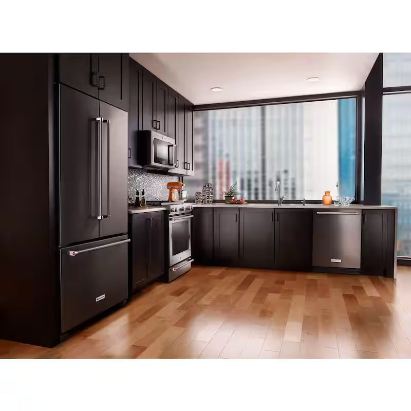 21.9 cu. ft. Black Stainless French Door Refrigerator K77850