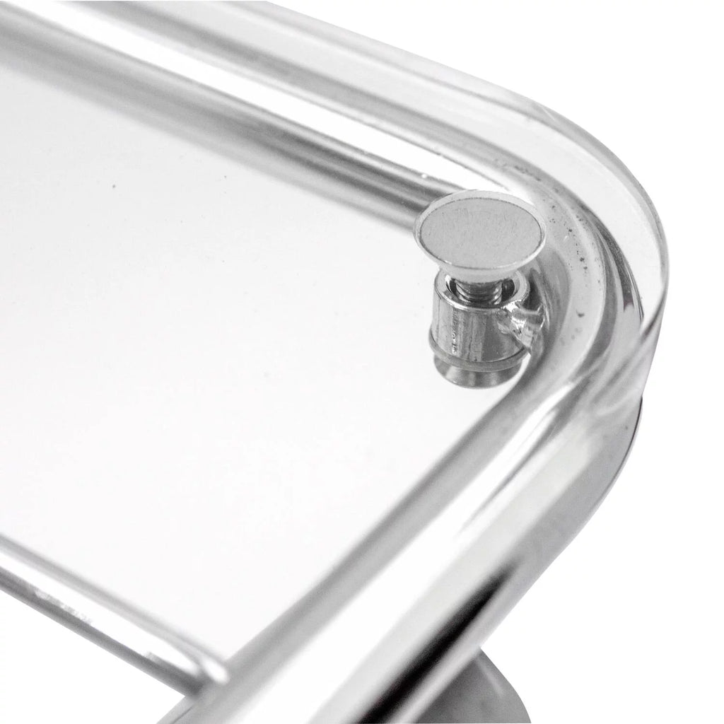 Foldable Acrylic End Side Table Tray W46642