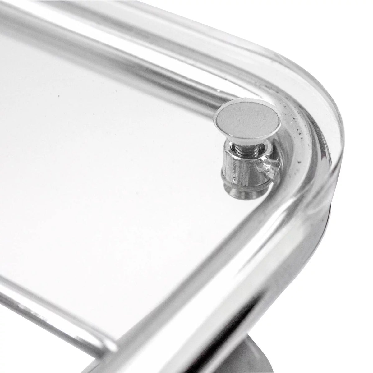 Foldable Acrylic End Side Table Tray W46642
