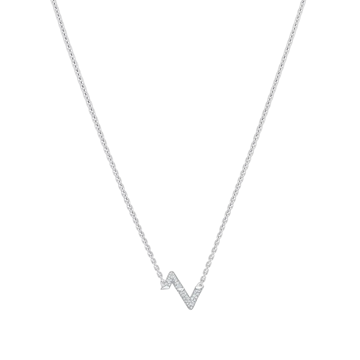 White Gold and Diamond Pendant T413