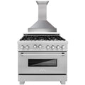 36 Gas Range and Range Hood Appliance Package V516787