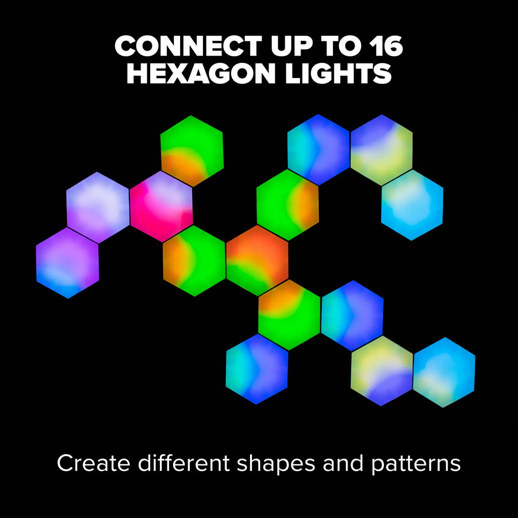 RGBIC Hexagon Lights 8-Pack X130