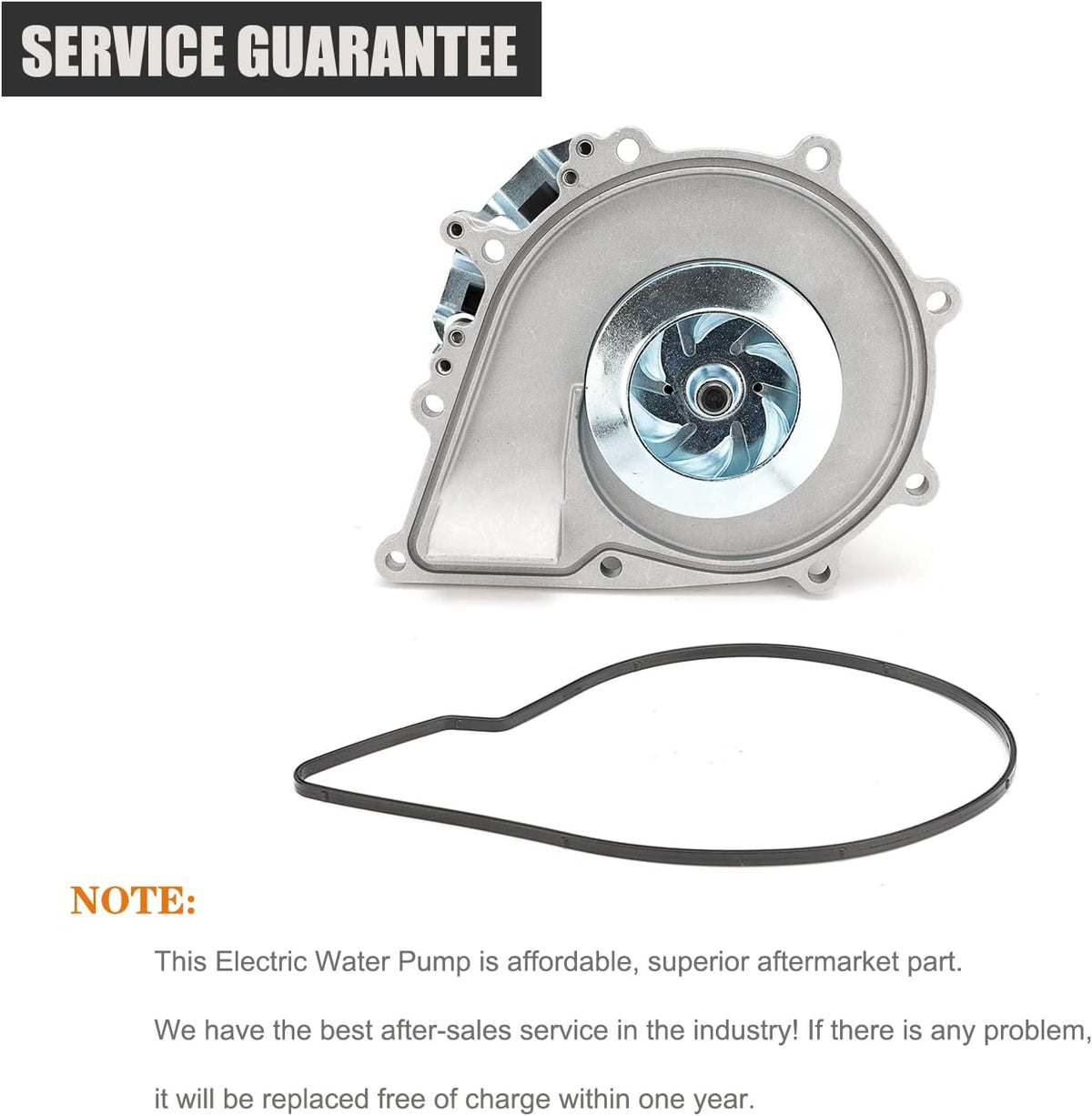Electric Water Pump with Pump Belt U5476