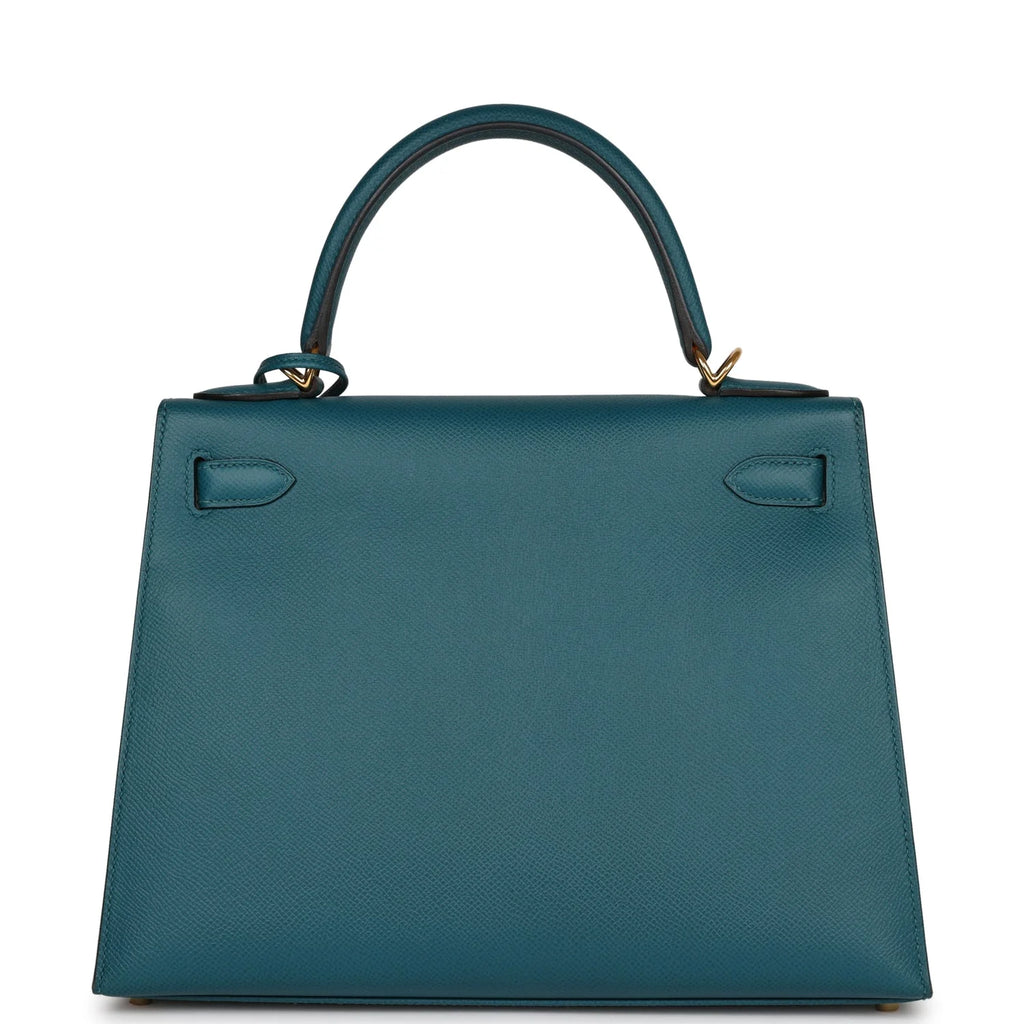 Vert Bosphore Epsom Leather Handbag P572