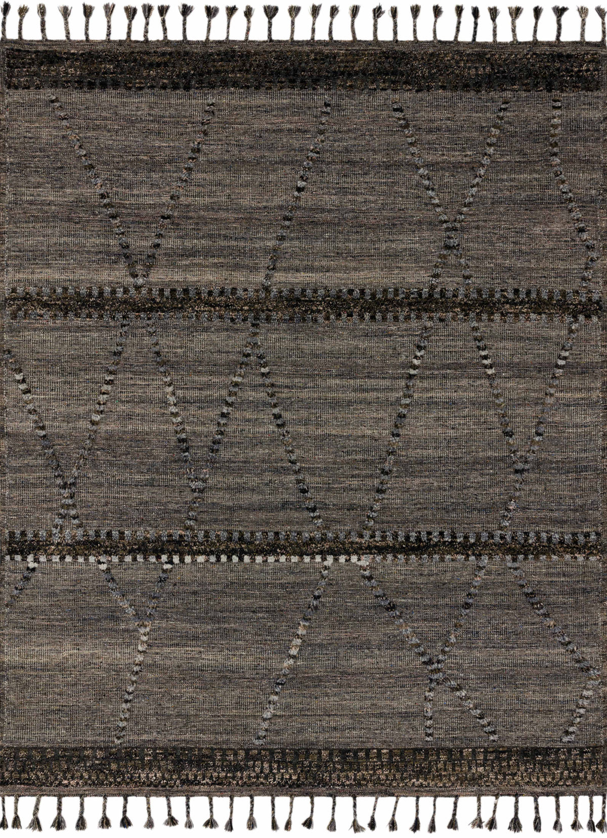 Grey Multi Rug 7'9 x 9'9 Q827