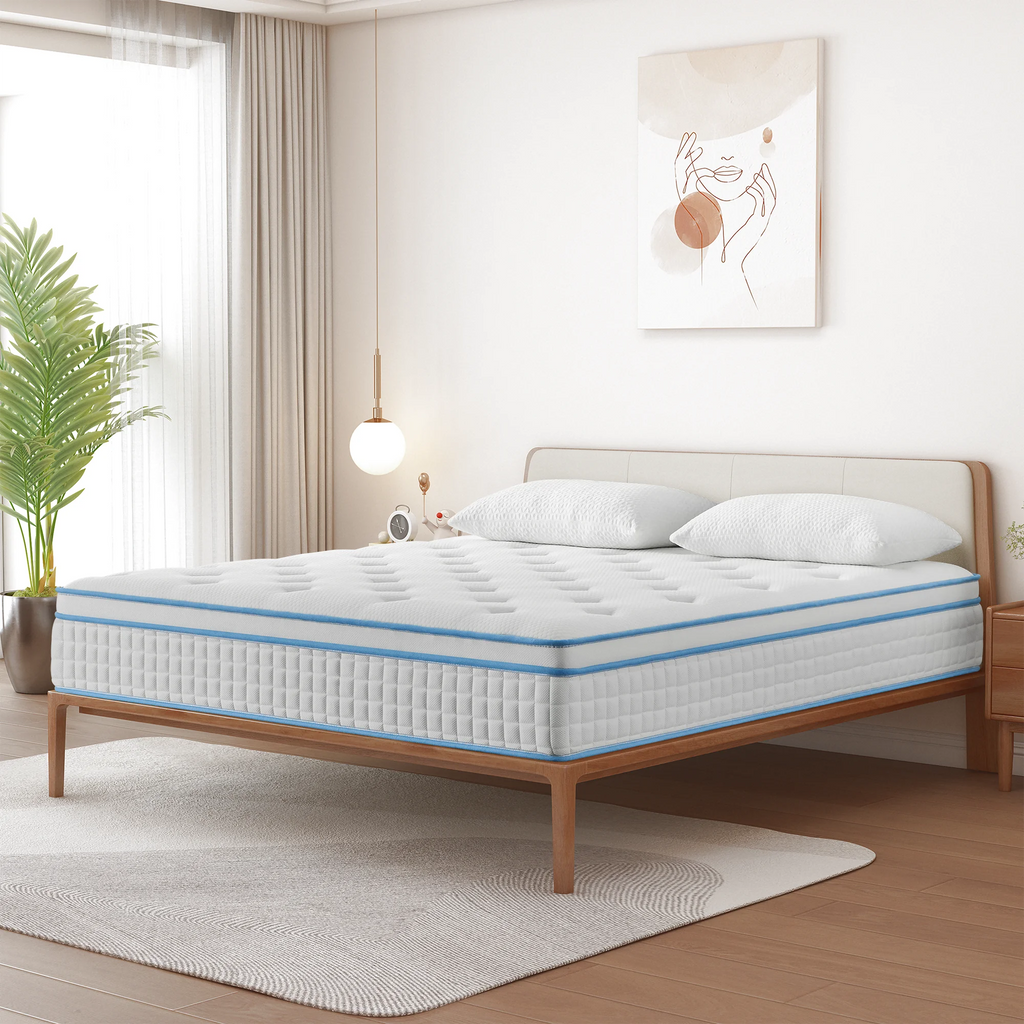14 Inch Gel Memory Foam Innerspring Queen Mattress J488449
