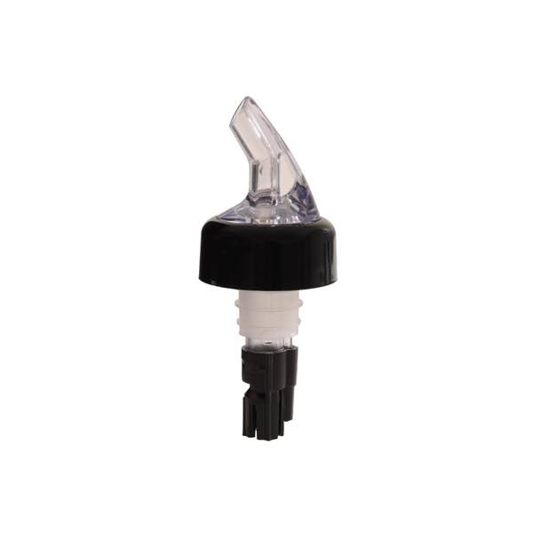 Black 5/8 oz Measured Liquor Pourer Pack of 12 K223015
