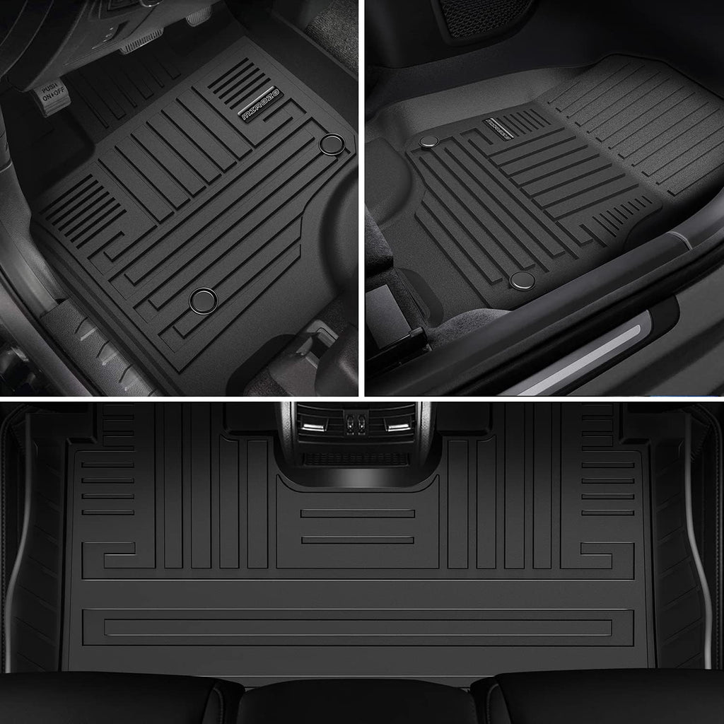 All Weather Car Floor Mats Front & 2nd Seat Floor Liners K808589