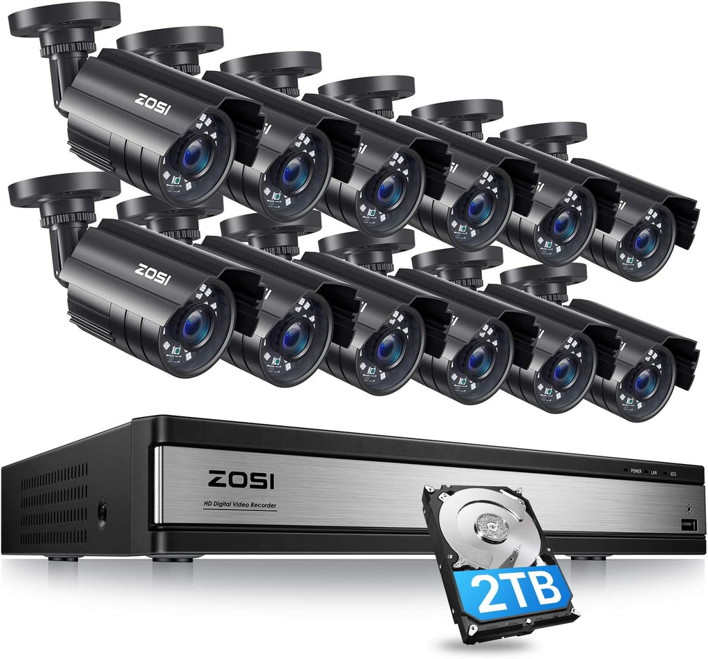 16CH 1080P Security Camera System with 2TB Hard Drive R347267
