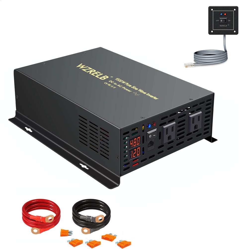 1500W 48V Pure Sine Wave Power Inverter with Remote Controller F78755