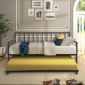Twin-size Metal Daybed with Trundle E2337