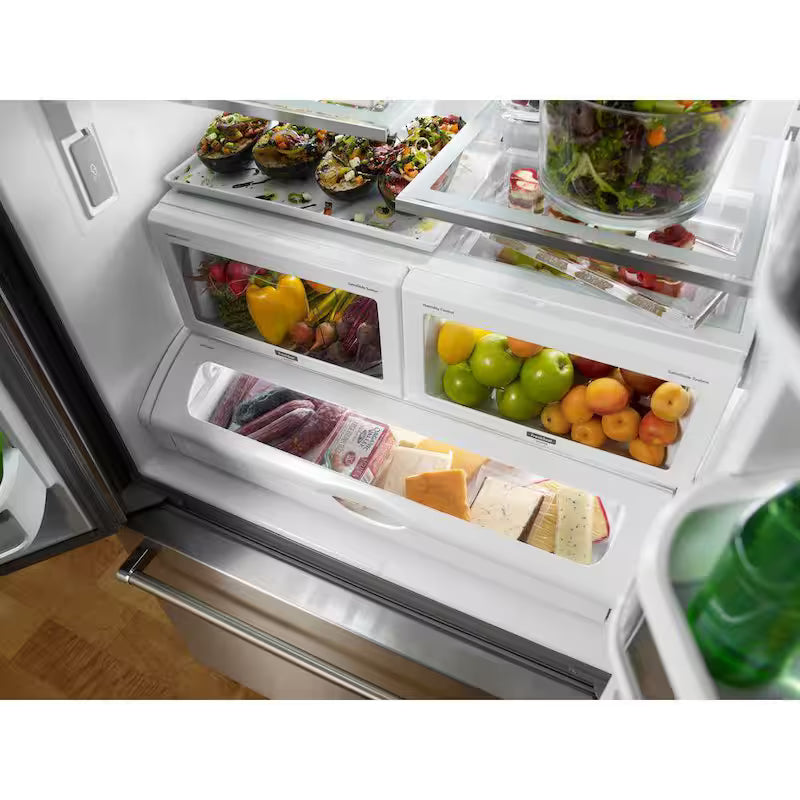 21.9 cu. ft. Black Stainless French Door Refrigerator K77850