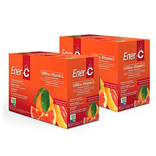Tangerine Grapefruit Multivitamin Drink Mix 1000mg Vitamin C 30 Count Pack of 2 I2538