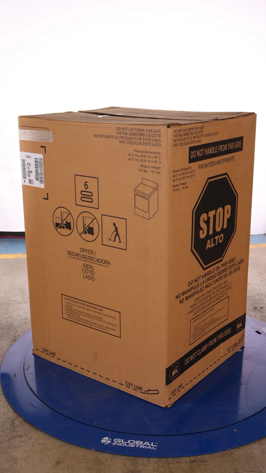 27 In. 7.4 Cu. Ft. Diamond Grey Smart Electric Dryer Q699