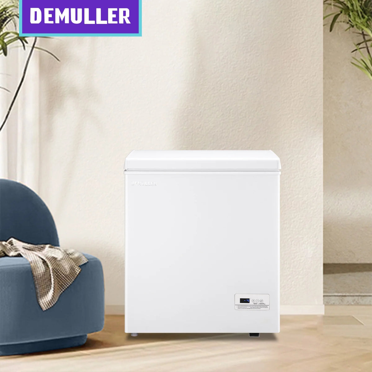 4.0 Cu.ft Compact Freezer with Two Removable Storage Baskets A266581