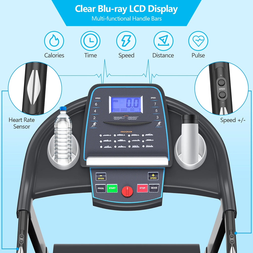 2.25HP Folding Electric Treadmill T709