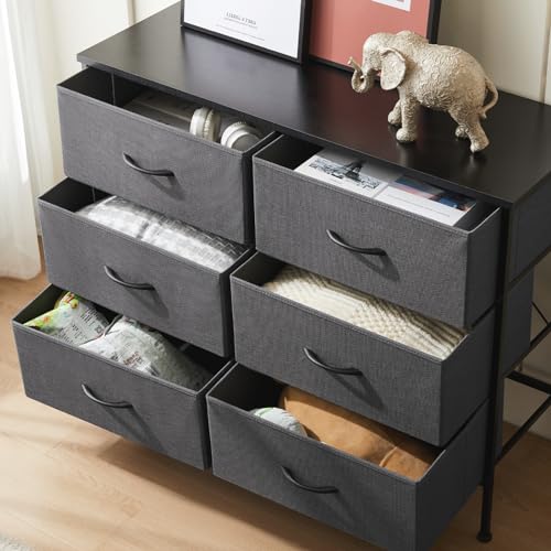 6 Fabric Drawers Dresser Y184679