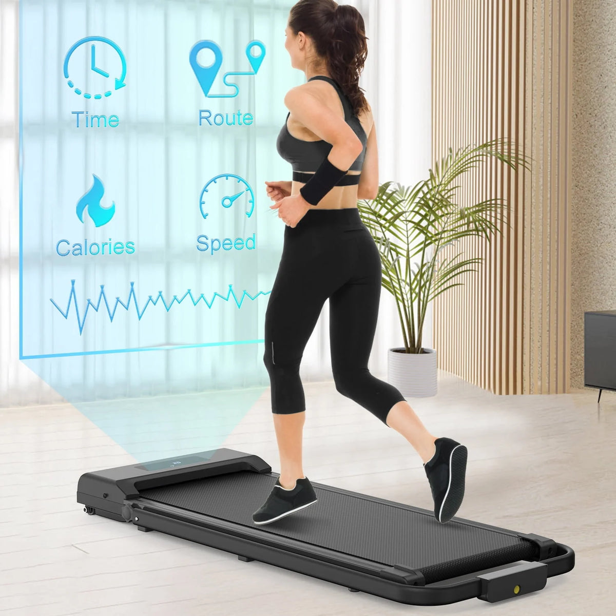Under Desk Treadmill with Remote Control B604