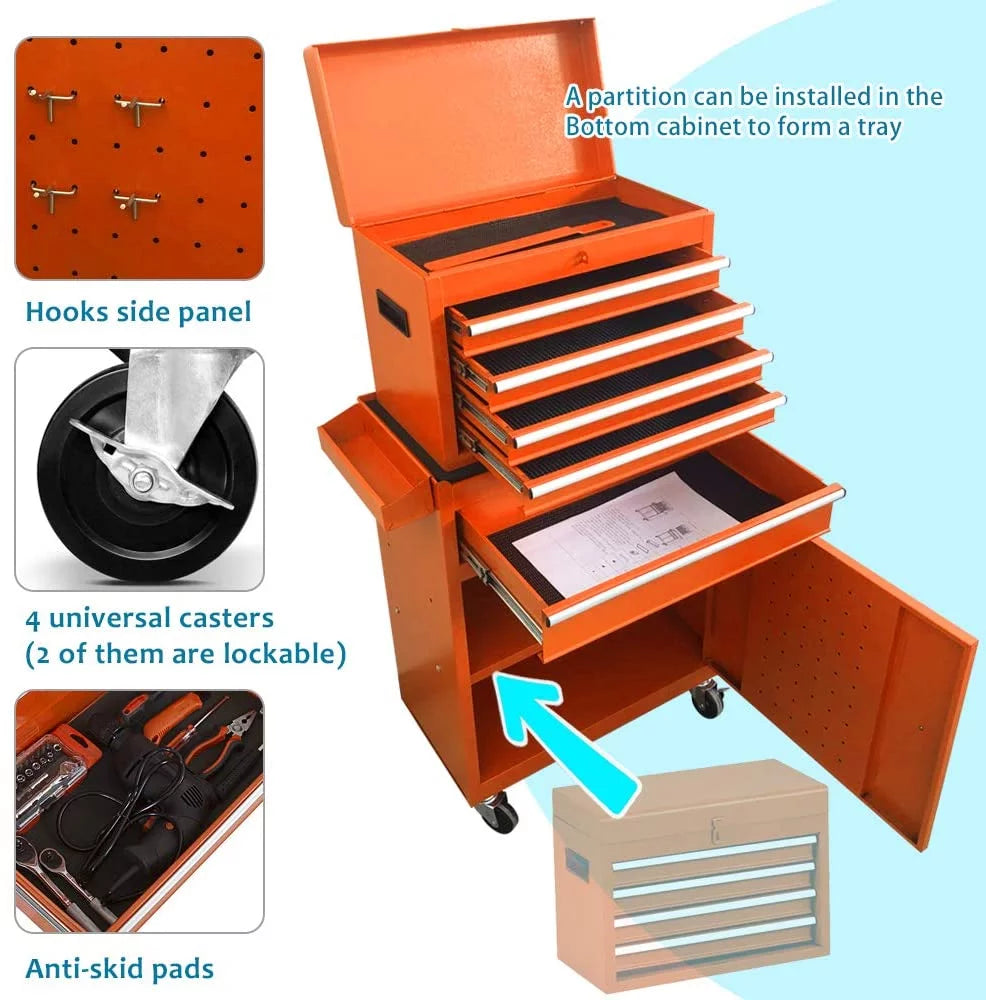 Black 5 Drawer Rolling Tool Chest X332085